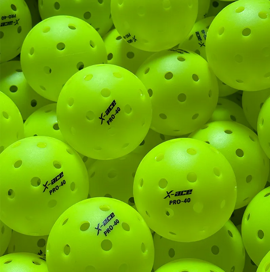 X-ACEpro 40 Pickleball 40 Hole Rotational Molding Integrated Molding Porous Hole Ball Practice Ball